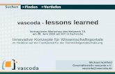 vascoda - lessons learned
