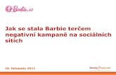 Případová studie - Jak se stala Barbie terčem negativní kampaně na sociálních sítích