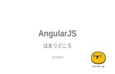 Angular js はまりどころ