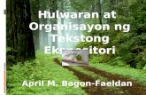 Hulwaran at Orga Ng Tekstong Ekspositori
