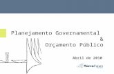 Planejamento Governamental e Ciclo Governamental