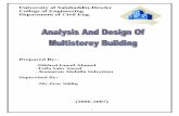 Analysis and Design of Multi Storey Building