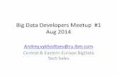 Big Data Developers Moscow Meetup 1  - sql on hadoop