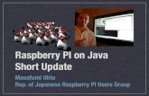 Raspberry pi on java at Java8 Launching Event in Japan