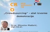 Crowdsourcing“   alat izvorne demokracije v3.5