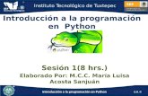 Sesión 1: Python