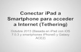 Conectar iPad a Smartphone para acceder a Internet (tethering)