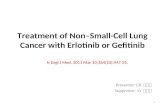 Treatment of non–small cell lung cancer