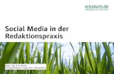 Vortrag: Social Media in der Redaktionspraxis, Eric Sturm, Duesseldorf 2011