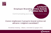 Employer Branding presentation Breakfast Meeting Milan 22.06.11