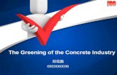 The greening of the concrete industry