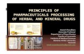 Pharmaceutical processings in ay