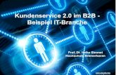 Kundenservice 2.0 im B2B -  Beispiel IT-Branche