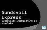 Advertising on Sundsvall Express