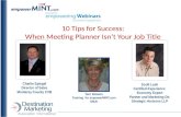 When meeting planning isn't your job title 10 tips for success 8.23.12 webinar