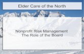 Nonprofit Risk Management The Role of the Board