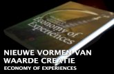 Economy of Experiences - Albert Boswijk