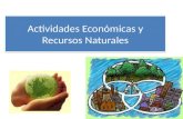 Actividades Económicas y Recursos Naturales en la República Dominicana