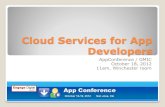 App Conference - Cloud Services for App Developers