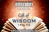 Gift of wisdom