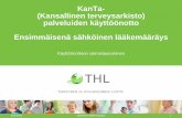 THL-OPER valmistautuminen  kan_ta-palveluiden käyttöönottoon_sähköinen lääkemääräys