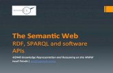 2011 4IZ440 Semantic Web – RDF, SPARQL, and software APIs