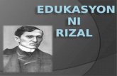 Edukasyon ni Rizal