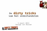 Presentatie George van Houtem - Dirty Tricks van het onderhandelen