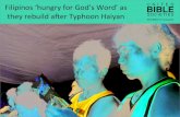 Filipinos 'hungry for God's Word' as they rebuild after Typhoon Haiyan