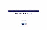 Médiateur National de Pôle emploi - Rapport 2012 (avril 2013)