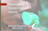 Sparkling CRM, Wim Vonk & Michael Mackaaij – Duurzaam Ondernemen loont!