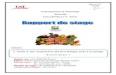 Rapport de stage Moroccan Food Processing (MFP) + le théme : Le dimensionnement d'une installation photovoltaique réalisé par RAMZI EL IDRISSI