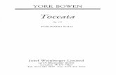 Bowen - Toccata Op