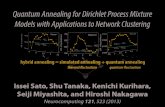 Quantum Annealing for Dirichlet Process Mixture Models with Applications to Network Clustering