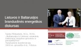 Vaida Pilibaitytė. Lietuvos ir Baltarusijos branduolinės energetikos diskursas