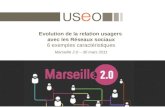 "Évolution de la relation usager avec les réseaux sociaux" - Arnaud Rayrole (USEO)