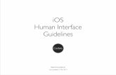 iOS human interface guidelines(HIG)