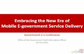 Government 2.1 - "Mobile Government Services" by OGCIO