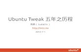 Five years of Ubuntu Tweak