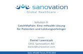SeHF 2014 | CatchMyPain: Eine mHealth Lösung für Patienten und Leistungserbringer