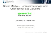 Social Media - Herausforderungen und Chancen für das Gewerbe