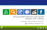 Aplicaciones móviles con Jquery Mobile, PHP y MySQL
