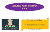 Audit objections draft para & audit para in Indian Railways