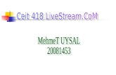 Ceit418 livestream