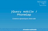 jQuery mobile / PhoneGap : contenus dynamiques client-side