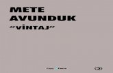 Vintaj - Mete Avunduk