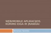 Simonas Vareikis - Web ir mobile aplikacijų kūrimo eiga bei įrankiai