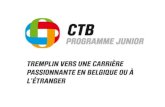 Programme Junior : Tremplin vers une carrière passionnante en Belgique ou à l’étranger