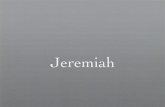 The Latter Prophets - Jeremiah