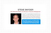 Steve Snyder - UX Design